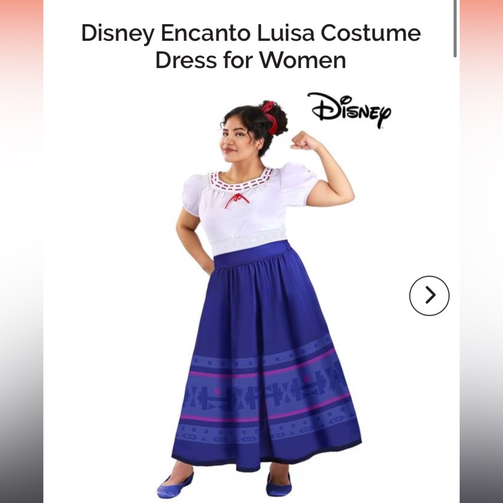 Disney Luisa Costume Women Medium